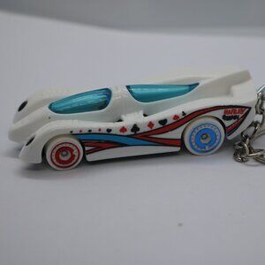 Hot Wheels Power Pistons 2014 Harley Quinn car custom keychain